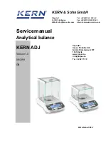 Предварительный просмотр 1 страницы KERN ADJ 120 Service Manual