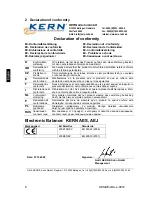 Предварительный просмотр 8 страницы KERN AEJ 120-4M Operation Manual