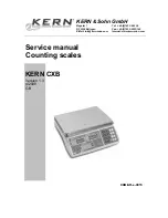 KERN CXB-SH-e-0913 Service Manual предпросмотр