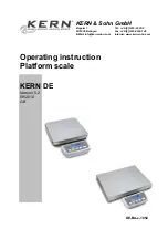 Предварительный просмотр 39 страницы KERN DE120K10A Operating Instruction