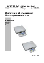 Предварительный просмотр 300 страницы KERN DE120K10A Operating Instruction