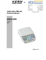 KERN EMS-BA-e-1514 Instruction Manual предпросмотр