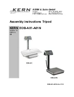 Предварительный просмотр 1 страницы KERN EOB-A01 Assembly Instructions