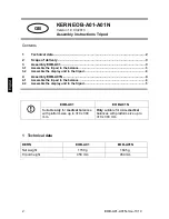 Предварительный просмотр 2 страницы KERN EOB-A01 Assembly Instructions