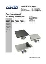 KERN EOB Series Service Manual предпросмотр