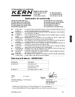 Preview for 35 page of KERN EWJ Operating Instructions Manual