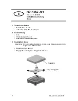 Preview for 2 page of KERN FEJ-A01 Installation Instructions Manual