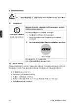 Предварительный просмотр 24 страницы KERN HCB 0.5T-3 Operating Instruction