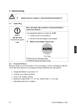 Предварительный просмотр 67 страницы KERN HCB 0.5T-3 Operating Instruction