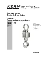 Preview for 1 page of KERN HFT 10T2 Operating Manual