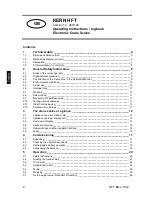 Preview for 2 page of KERN HFT 10T2 Operating Manual