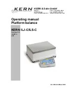 KERN ILJ 25K-4CM Operating Manual предпросмотр