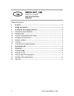 Preview for 2 page of KERN KFP_V20 Installation Manual