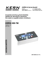 KERN KIB-TM Manual предпросмотр