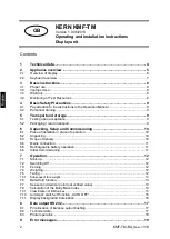 Предварительный просмотр 52 страницы KERN KMF-TM Operating And Installation Instructions