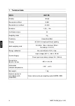 Предварительный просмотр 54 страницы KERN KMF-TM Operating And Installation Instructions