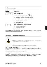 Предварительный просмотр 69 страницы KERN KMF-TM Operating And Installation Instructions