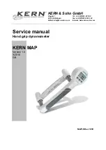 Предварительный просмотр 1 страницы KERN MAP 80K1 Service Manual