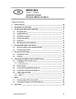 Предварительный просмотр 1 страницы KERN MLS 50-3HA160 Instruction Manual