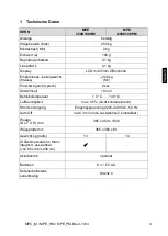 Preview for 5 page of KERN MPE 250K100HM Operating Instructions Manual