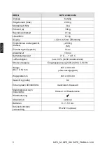 Preview for 6 page of KERN MPE 250K100HM Operating Instructions Manual