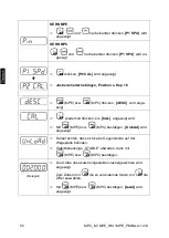 Preview for 56 page of KERN MPE 250K100HM Operating Instructions Manual