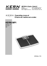 Предварительный просмотр 1 страницы KERN MPI 200K-1 Operating Manual