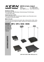 KERN MPS 200K100PNM Operating Instructions Manual preview