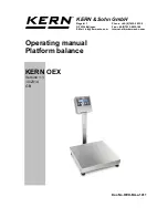 Preview for 1 page of KERN OEX 100K-1HM Operating Manual