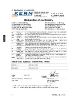 Preview for 10 page of KERN PBJ 1020-3 Operating Instructions Manual