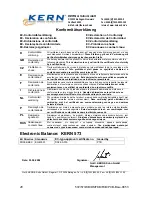 Preview for 26 page of KERN PCB 10K0.05B Operating Instructions Manual