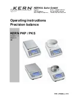 KERN PKP 12K0.05 Operating Instructions Manual предпросмотр