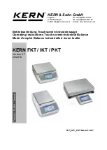 Предварительный просмотр 1 страницы KERN PKT 12K0.05 Operating Instructions Manual