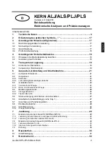 Предварительный просмотр 3 страницы KERN PLJ 1200-3A Operating Instruction