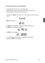 Предварительный просмотр 61 страницы KERN PLJ 1200-3A Operating Instruction