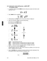 Preview for 46 page of KERN PLJ 1200-3A Operating Manual