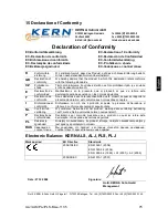 Preview for 75 page of KERN PLJ 1200-3A Operating Manual