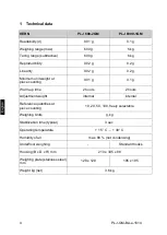 Preview for 62 page of KERN PLJ 600-2GM Operating Instruction