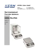 Предварительный просмотр 1 страницы KERN PNJ Service Manual