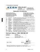 Предварительный просмотр 6 страницы KERN RXB Operating Instruction