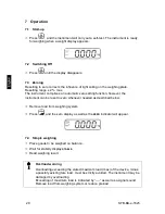 Предварительный просмотр 28 страницы KERN SFB 100K-2HM Operating Instructions Manual