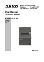 Предварительный просмотр 1 страницы KERN TYKH-01-A User Manual