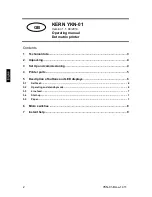 Предварительный просмотр 2 страницы KERN YKN-01 Operating Instructions Manual