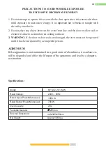 Preview for 16 page of Kernau KFMO 201 MW Instruction Manual