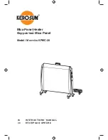 Kero-Sun KPMC-20 Instruction Manual предпросмотр