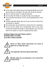 Предварительный просмотр 20 страницы Kero-Sun KSC-960A Instruction Manual