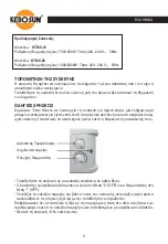 Предварительный просмотр 9 страницы Kero-Sun KTMC-15 Instruction Manual