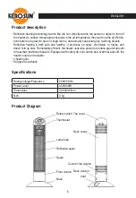 Предварительный просмотр 6 страницы Kero-Sun LME-900M Instruction Manual