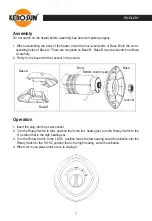 Предварительный просмотр 7 страницы Kero-Sun LME-900M Instruction Manual