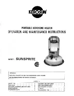 Предварительный просмотр 1 страницы Kero-Sun Sunsprite User Manual